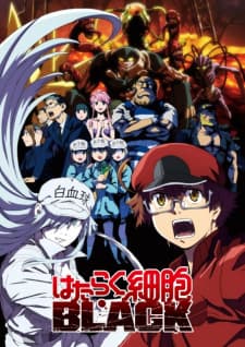 Hataraku Saibou Blackposter