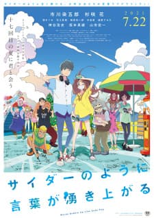 Cider no You ni Kotoba ga Wakiagaruposter