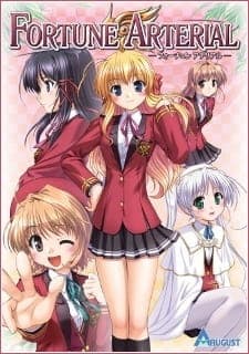 Fortune Arterial: Akai Yakusoku - Tadoritsuita Bashoposter